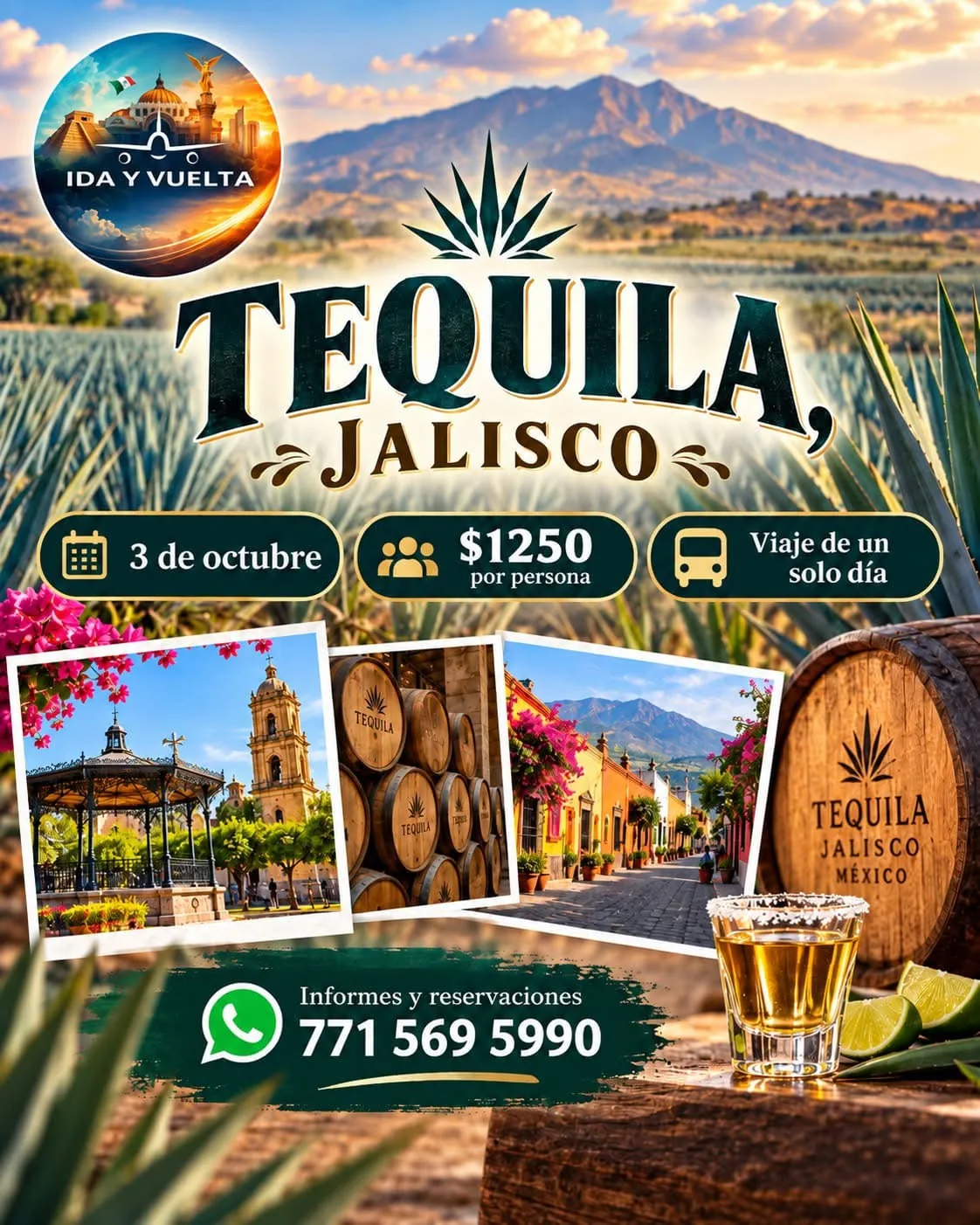 Promoción de viaje a Tequila, Jalisco